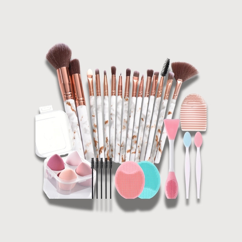 MARBLE Makeup Brush Kit