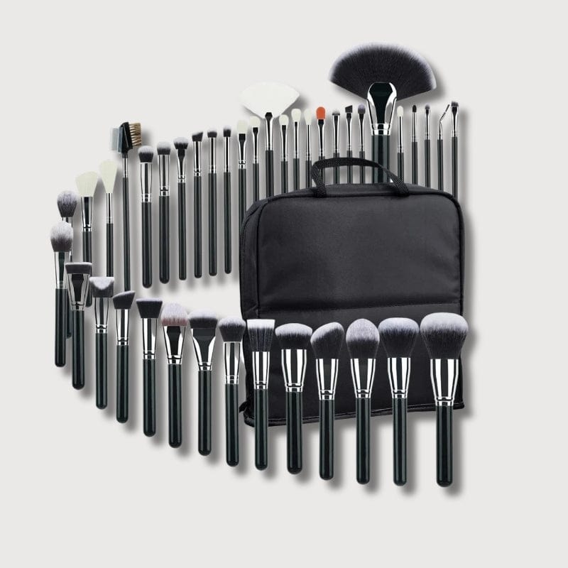 BLUSH & GLOW 40 pcs avec trousse Kit de pinceaux ULTIMATE