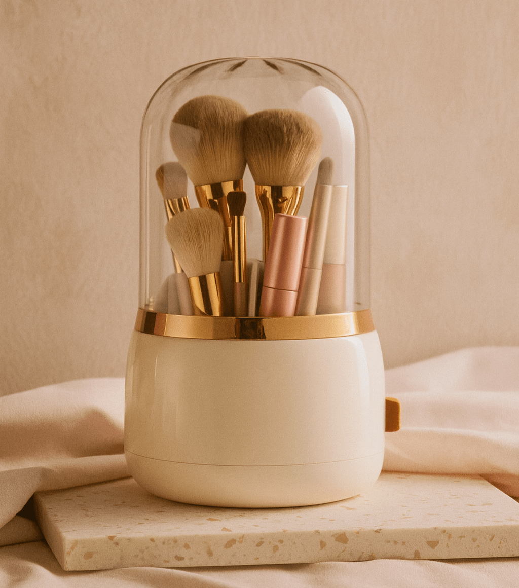 BLUSH & GLOW Blanc Organisateur à Maquillage LUXURY