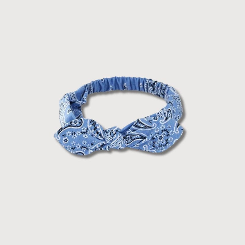 BLUSH & GLOW Bleu Ciel Bandeau Cheveux SKOOL