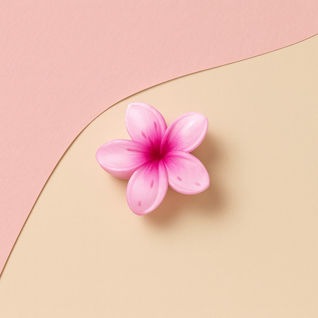 BLUSH & GLOW Rose Pince à Cheveux MONOÏ