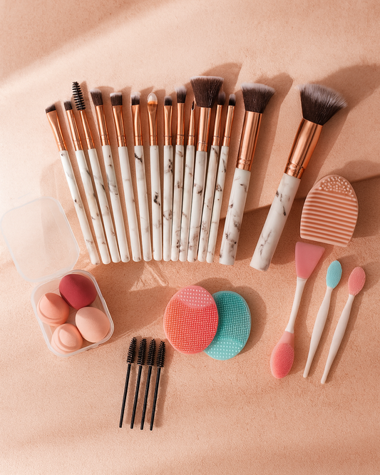Set Pinceaux Maquillage MARBLE