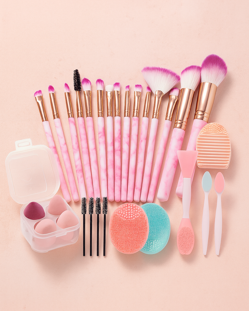 MARBLE Makeup Brush Kit 