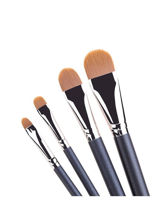 BLUSH & GLOW 4PCS Kit pinceaux maquillage GLOW