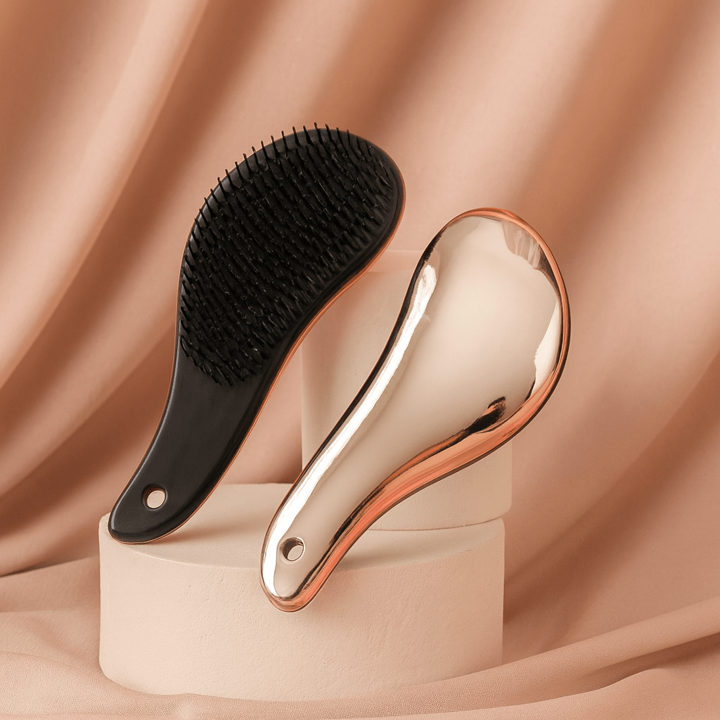 BLUSH & GLOW Argent Brosse à Cheveux SALOON