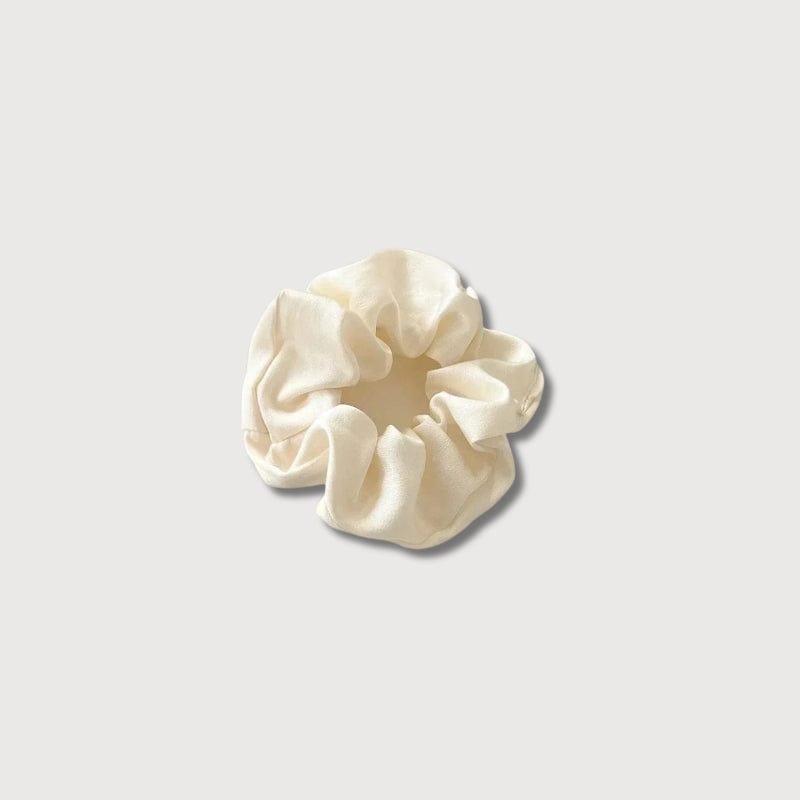 BLUSH & GLOW Beige Élastique à Cheveux SOIE