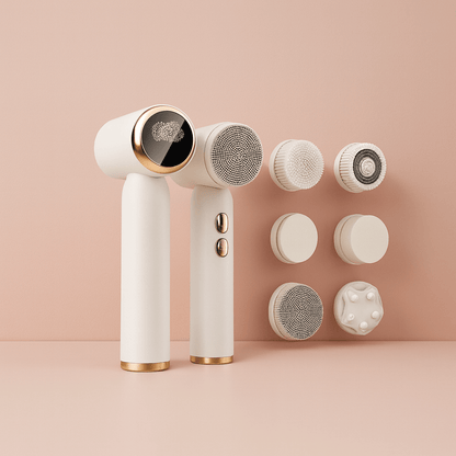 BLUSH & GLOW Blanc Brosse à Visage PureGleam