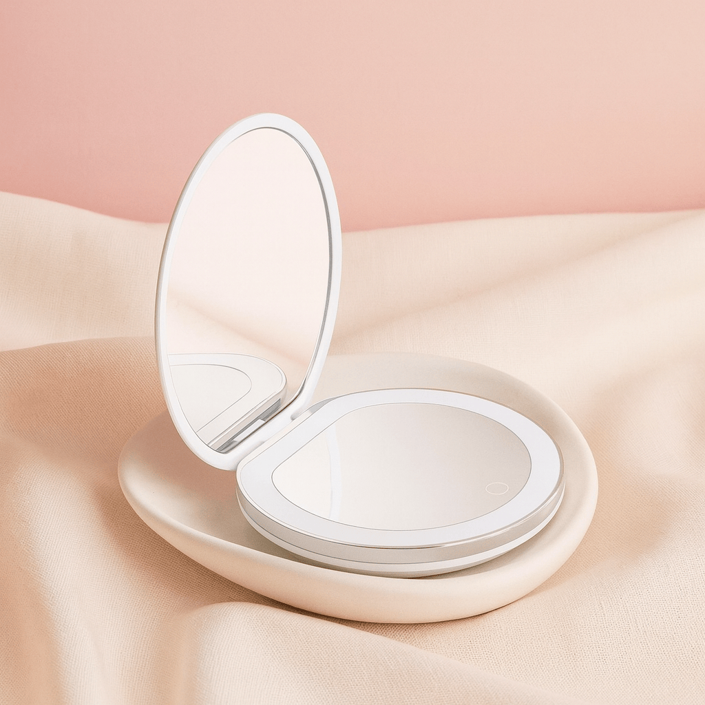 BLUSH & GLOW Blanc Miroir de Poche MAGNIFICIENTS