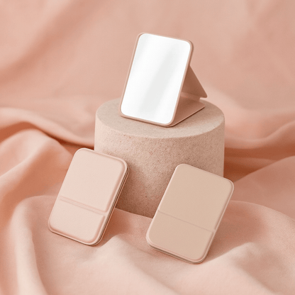 BLUSH & GLOW Blanc Miroir de Poche VIEW