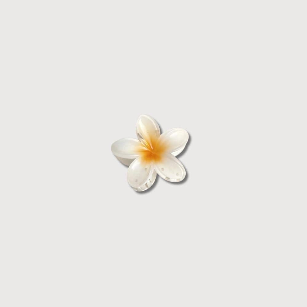 BLUSH & GLOW Blanc Pince à Cheveux MONOÏ