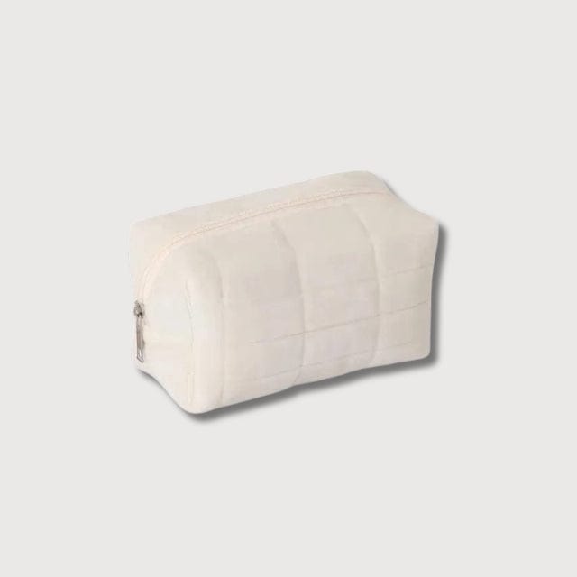 BLUSH & GLOW Blanc Trousse à Maquillage VELOUR