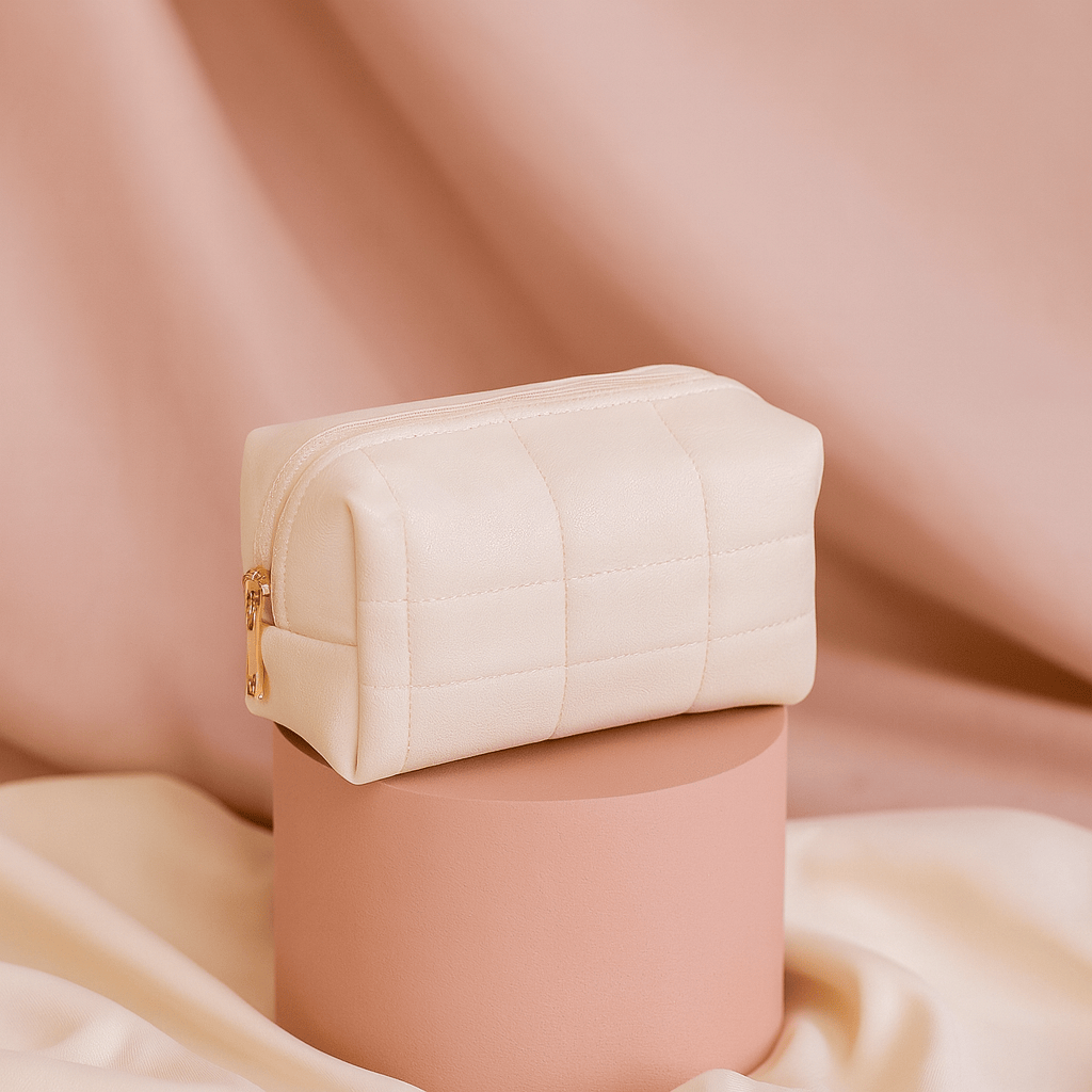 BLUSH & GLOW Blanc Trousse à Maquillage VELOUR