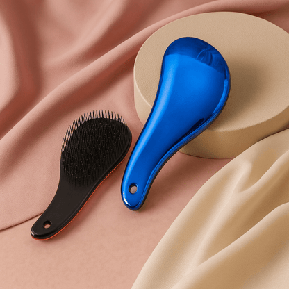 BLUSH & GLOW Bleu Brosse à Cheveux SALOON