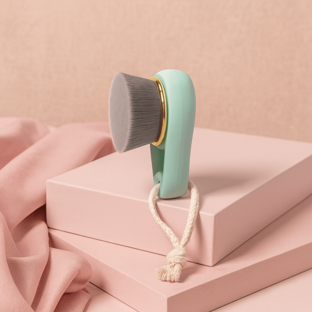 BLUSH & GLOW Bleu Brosse à Visage GOZO