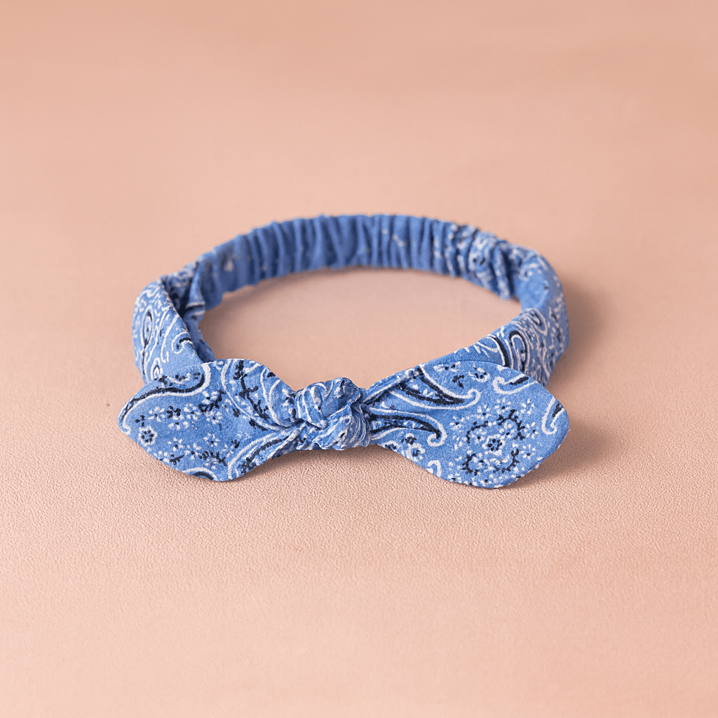 BLUSH & GLOW Bleu Ciel Bandeau Cheveux SKOOL