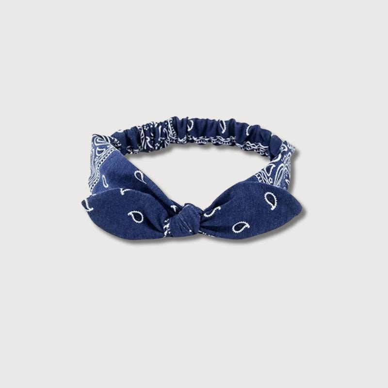 BLUSH & GLOW Bleu Nuit Bandeau Cheveux SKOOL