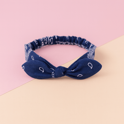 BLUSH & GLOW Bleu Nuit Bandeau Cheveux SKOOL