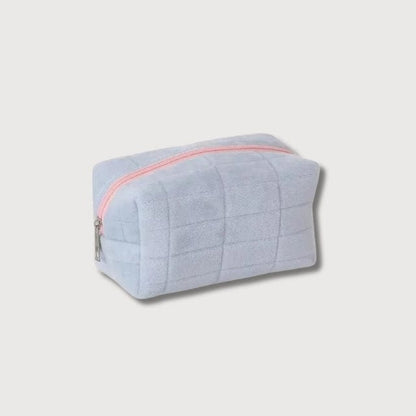 BLUSH & GLOW Bleu Trousse à Maquillage VELOUR
