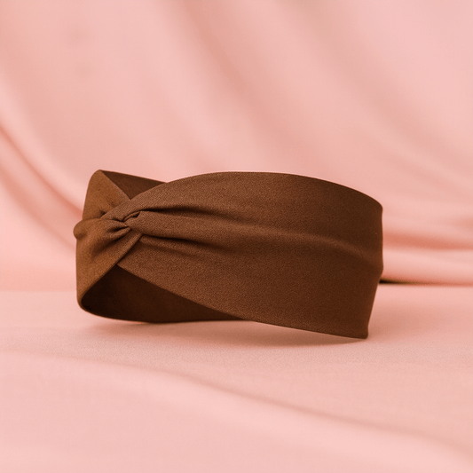 BLUSH & GLOW Café Bandeau à Cheveux TWIST