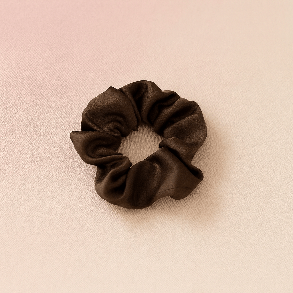 BLUSH & GLOW Caramel Élastique à Cheveux SOIE