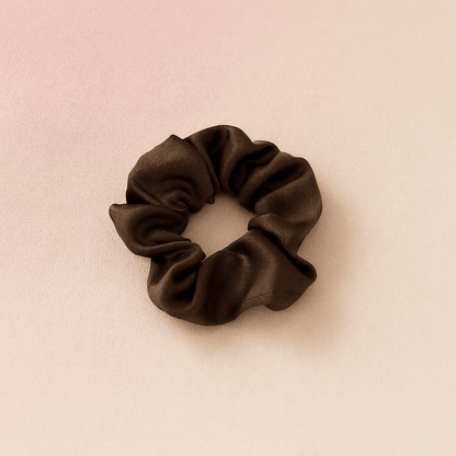 BLUSH & GLOW Caramel Élastique à Cheveux SOIE