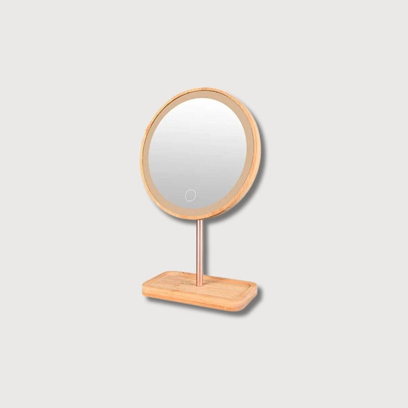 BLUSH & GLOW Carré Miroir Bois LIGHT