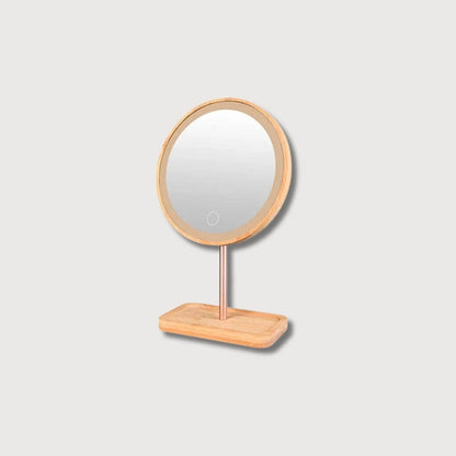 BLUSH & GLOW Carré Miroir Bois LIGHT