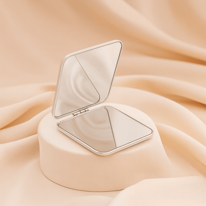 BLUSH & GLOW Carré Miroir de Poche SWAN