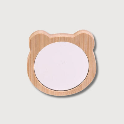 BLUSH & GLOW Chat Miroir en Bois TERRA