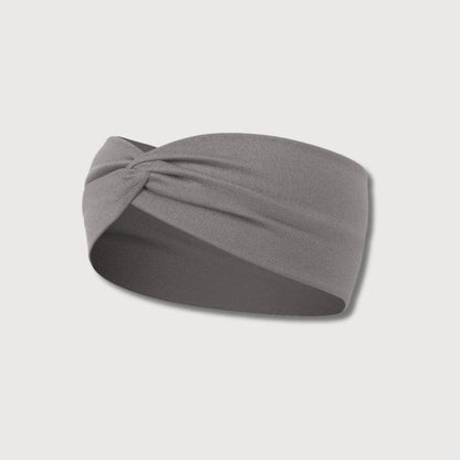 BLUSH & GLOW Gris Bandeau à Cheveux TWIST