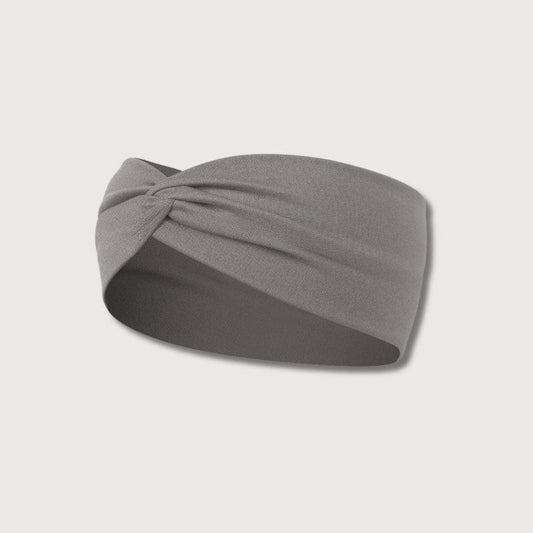 BLUSH & GLOW Gris Bandeau à Cheveux TWIST