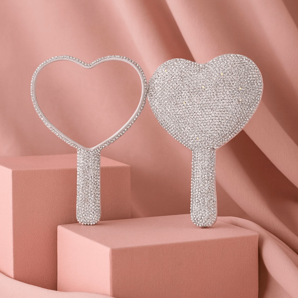 BLUSH & GLOW Gris Miroir de Poche DIAMOND