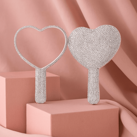 BLUSH & GLOW Gris Miroir de Poche DIAMOND