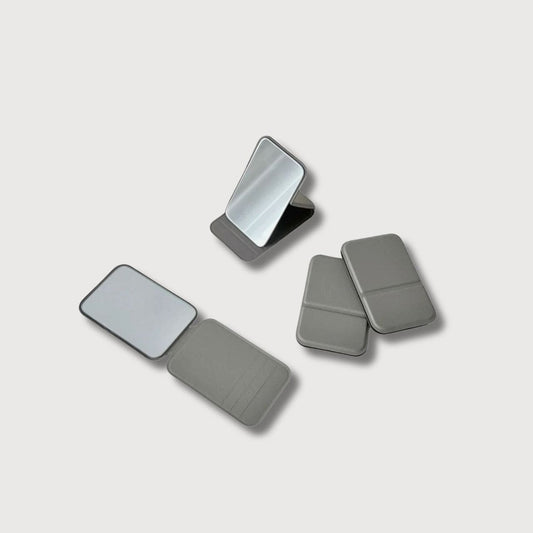 BLUSH & GLOW Gris Miroir de Poche VIEW