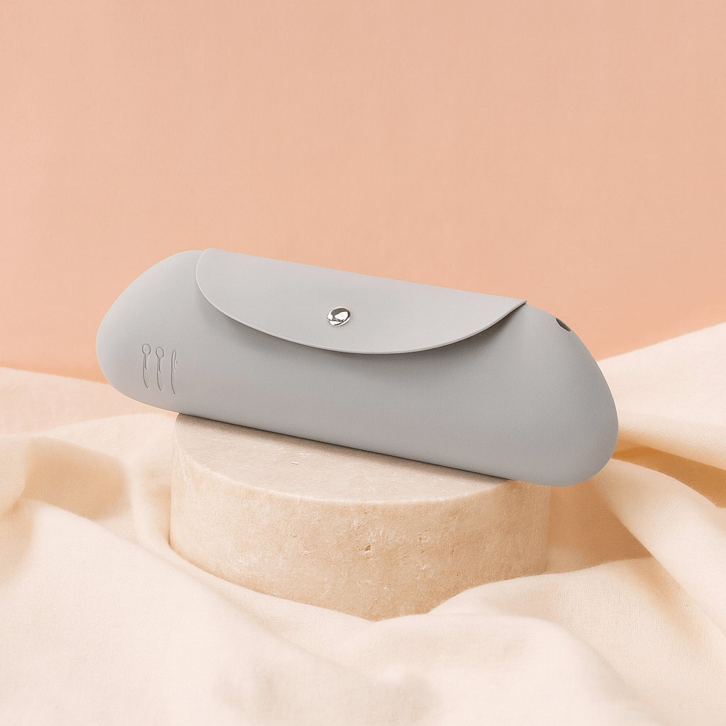 BLUSH & GLOW Gris Trousse à Maquillage POWDER