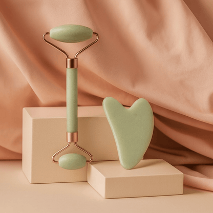 BLUSH & GLOW Jade Rouleau de Massage GLOW ROLLER