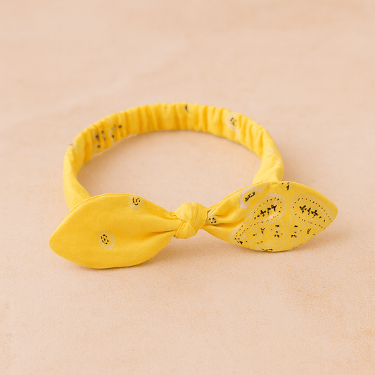 BLUSH & GLOW Jaune Bandeau Cheveux SKOOL