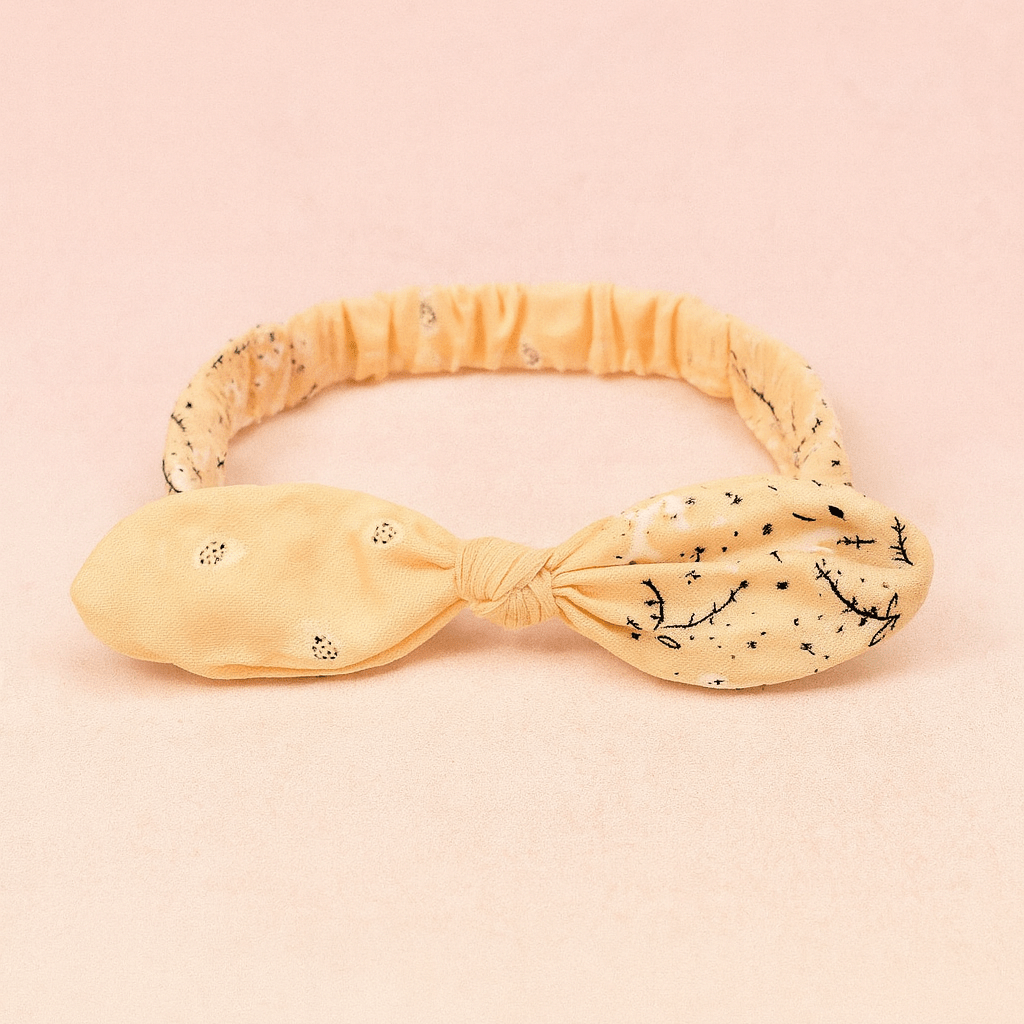 BLUSH & GLOW Jaune Clair Bandeau Cheveux SKOOL