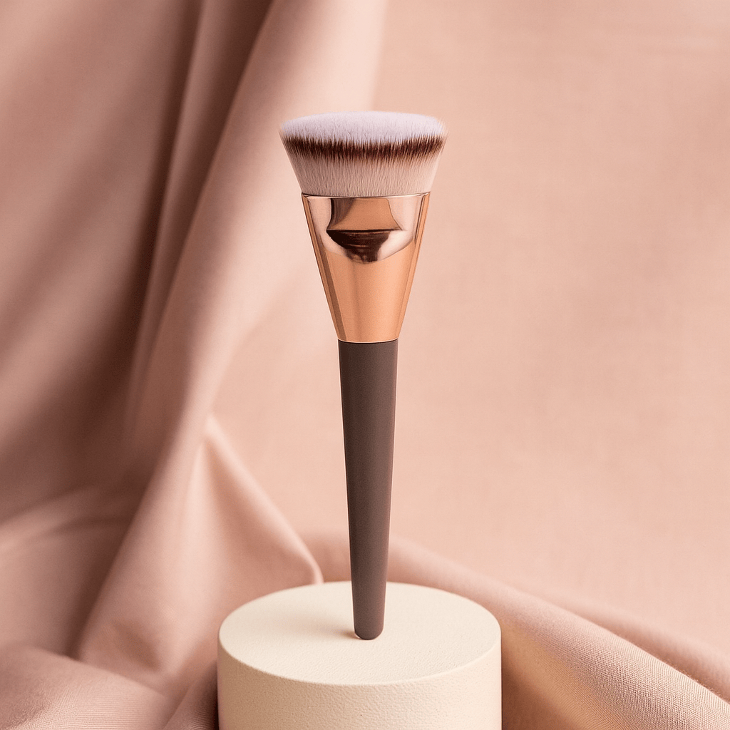 BLUSH & GLOW Kabuki Marron Pinceau à Fond de Teint KABUKI