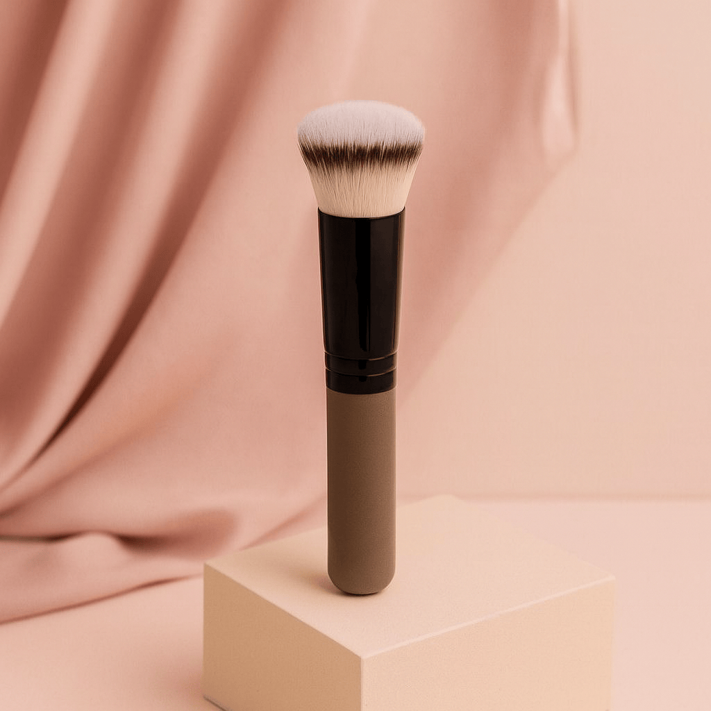 BLUSH & GLOW Kabuki Marron Pinceau à Poudre KABUKI