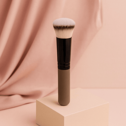 BLUSH & GLOW Kabuki Marron Pinceau à Poudre KABUKI