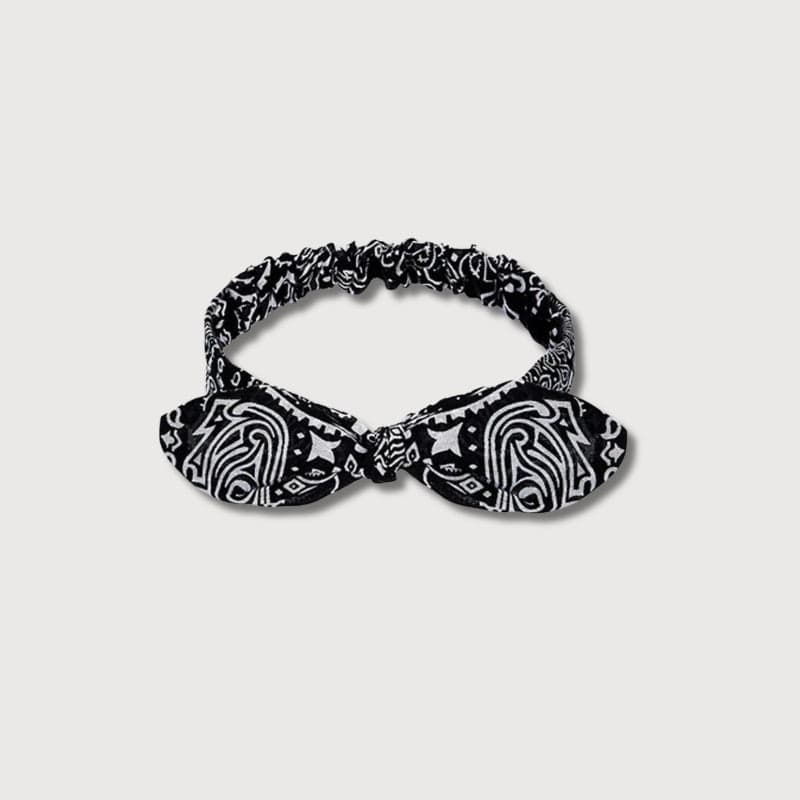 BLUSH & GLOW Noir Bandeau Cheveux SKOOL
