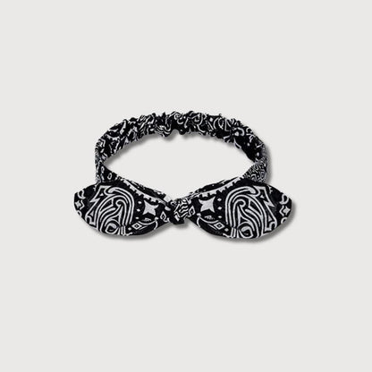 BLUSH & GLOW Noir Bandeau Cheveux SKOOL