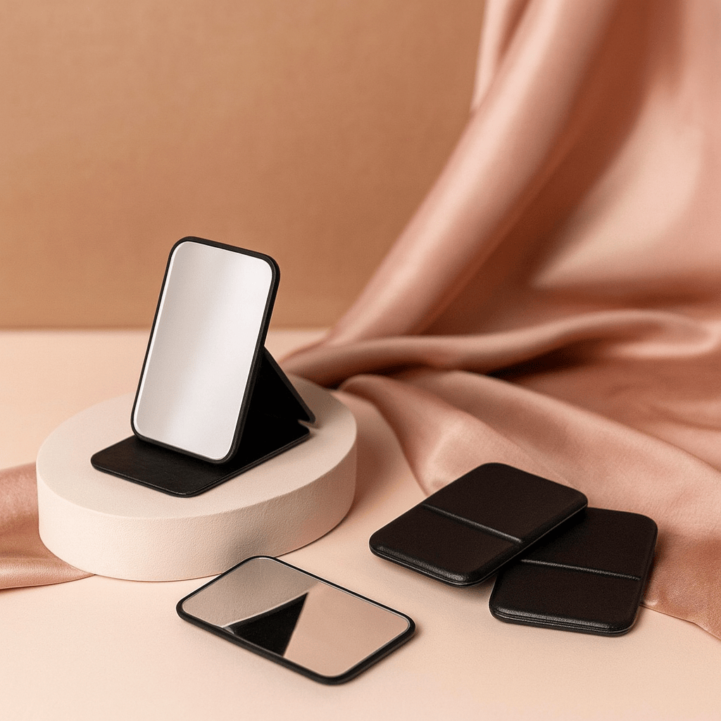 BLUSH & GLOW Noir Miroir de Poche VIEW