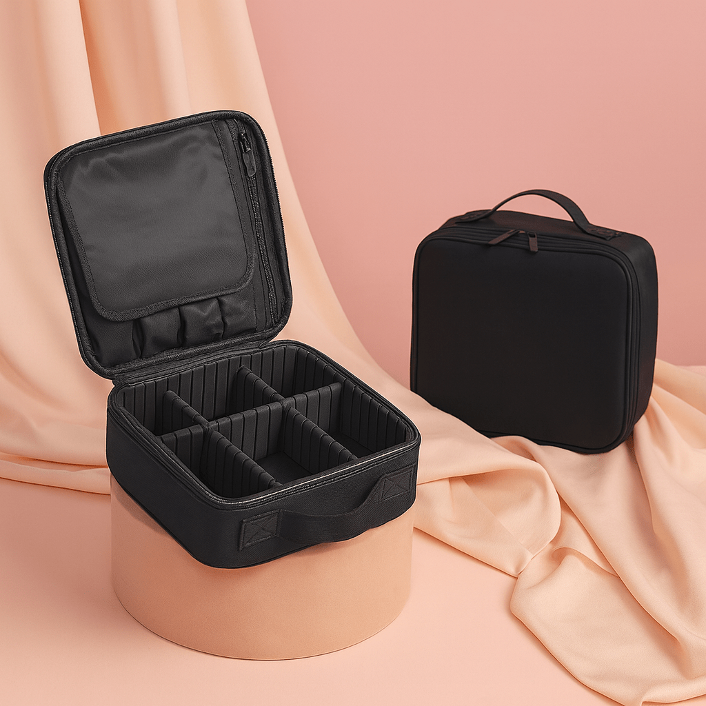 BLUSH & GLOW Noir Trousse à Maquillage VANITY