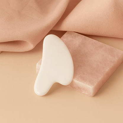 BLUSH & GLOW Quartz Blanc Gua Sha ELYSIAN