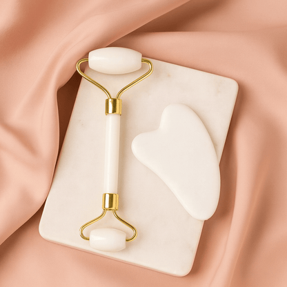 BLUSH & GLOW Quartz Blanc Gua Sha STONE