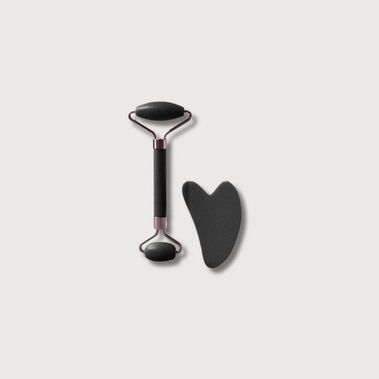 BLUSH & GLOW Quartz Noir Rouleau de Massage GLOW ROLLER