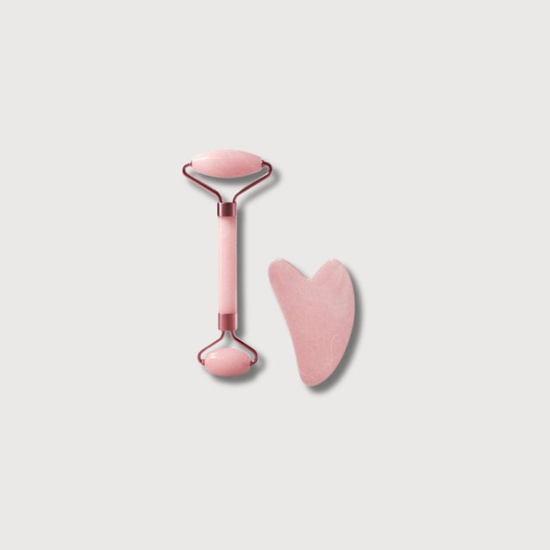 BLUSH & GLOW Quartz Rose Rouleau de Massage GLOW ROLLER