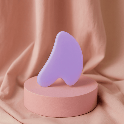 BLUSH & GLOW Quartz Violet Gua Sha ELYSIAN